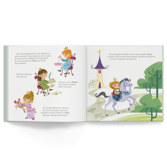 LIBRO INFANTIL - VALENTINA, LA PRINCESA CABALLERA - Happy Moments Baby