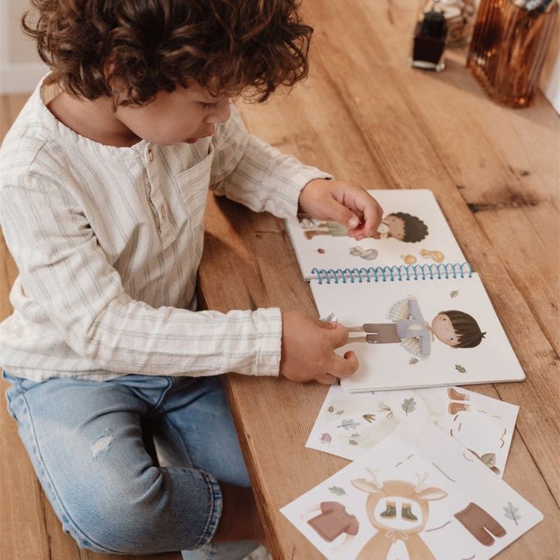 LIBRO MANUALIDADES LITTLE DUTCH ·VISTE A JIM FOREST FRIENDS· - Happy Moments Baby
