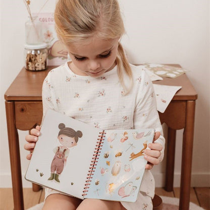 LIBRO MANUALIDADES LITTLE DUTCH ·VISTE A ROSA FAIRY GARDEN· - Happy Moments Baby