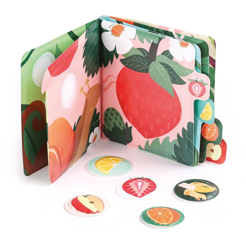 LIBRO SENSORIAL DE OLORES ·FRUTAS· - Happy Moments Baby