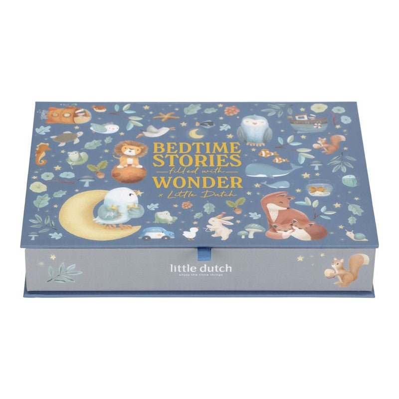 LINTERNA PROYECTOR DE CUENTOS LITTLE DUTCH ·AZUL· - Happy Moments Baby