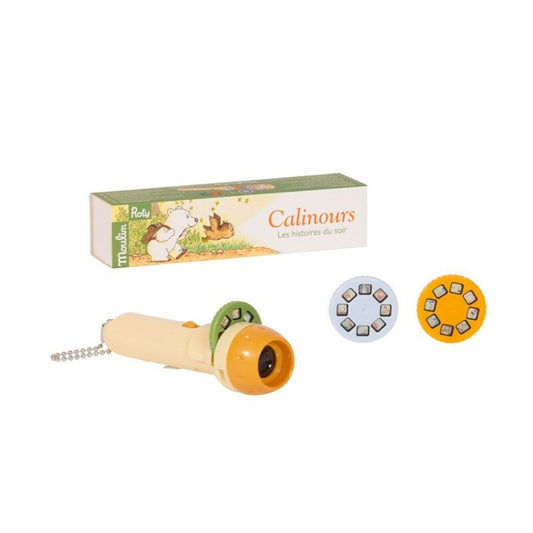 LINTERNA PROYECTOR DE HISTORIAS MOULIN ROTY ·CALINOURS· - Happy Moments Baby