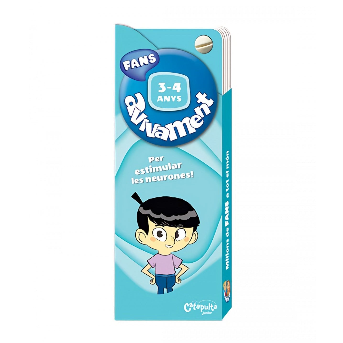 LLIBRE INFANTIL - AVIVAMENT FANS ACTIVITATS 3 - 4 ANYS - Happy Moments Baby