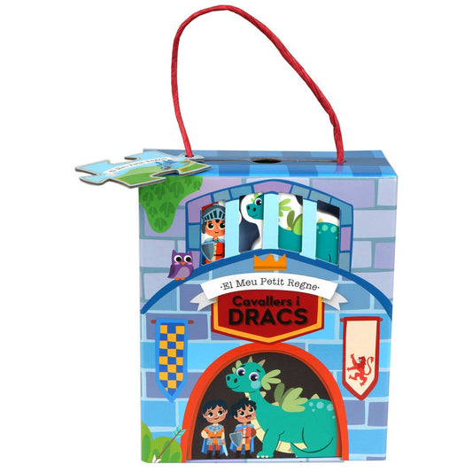 LLIBRE INFANTIL - CAVALLERS I DRACS, EL MEU PETIT REGNE - Happy Moments Baby