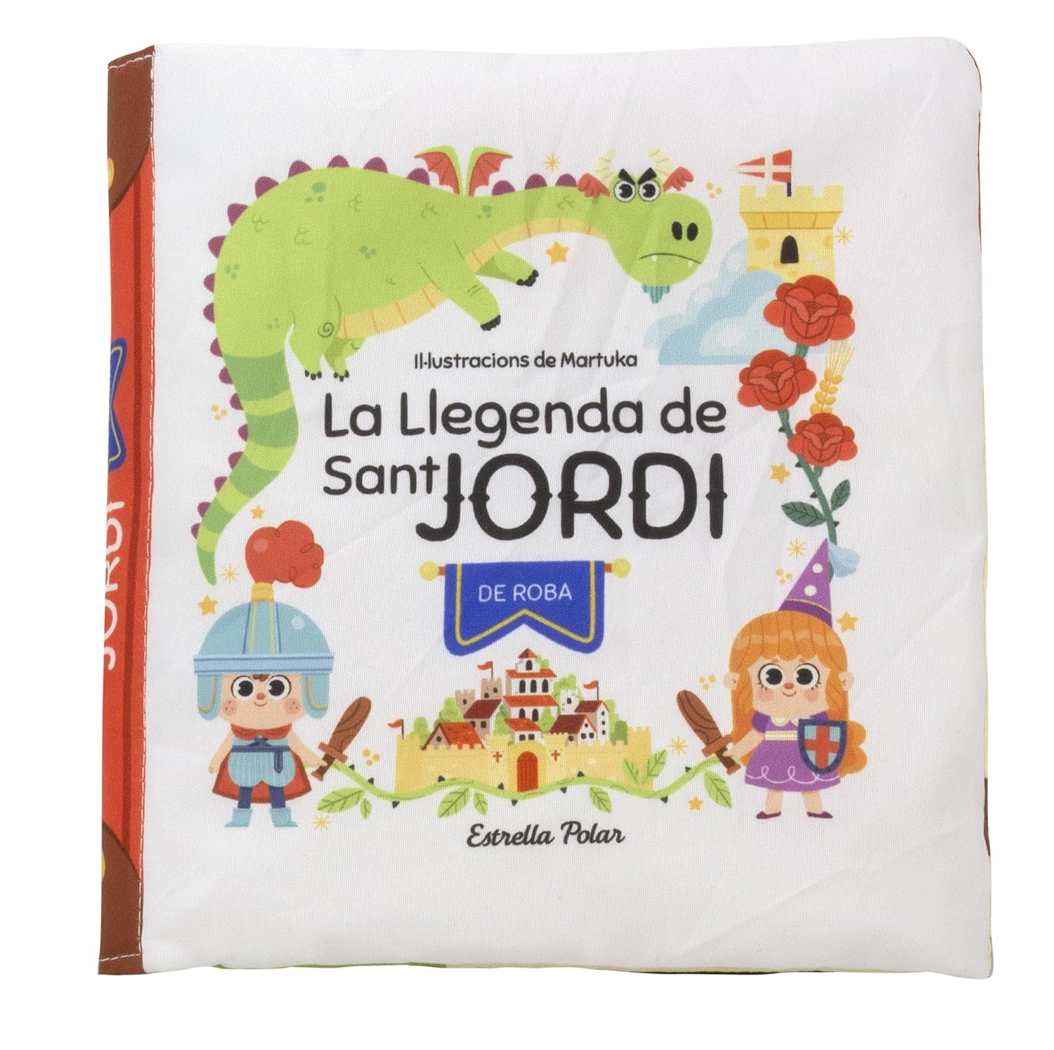 LLIBRE INFANTIL DE ROBA - LA LLEGENDA DE SANT JORDI - Happy Moments Baby