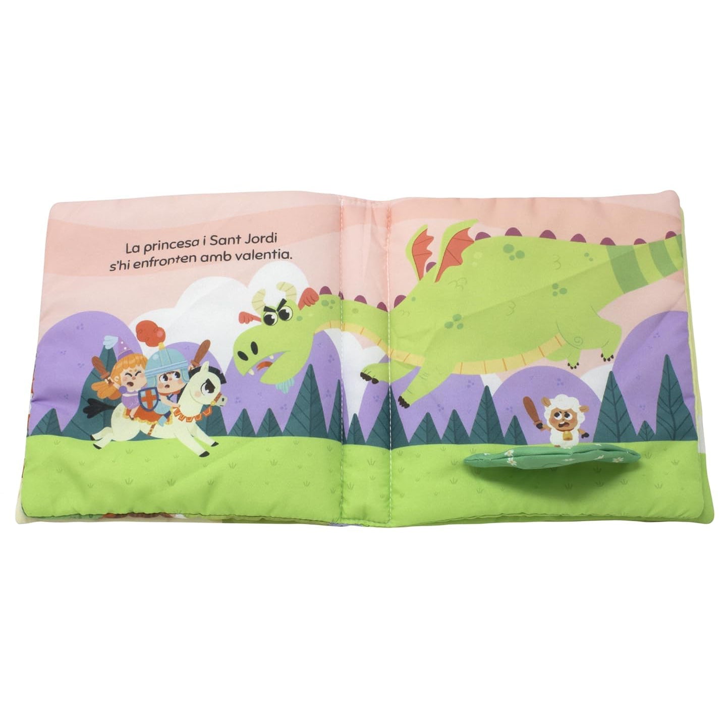 LLIBRE INFANTIL DE ROBA - LA LLEGENDA DE SANT JORDI - Happy Moments Baby