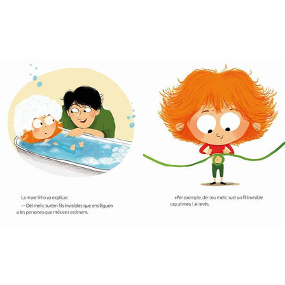 LLIBRE INFANTIL - EL FIL INVISIBLE (MANS PETITONES) - Happy Moments Baby