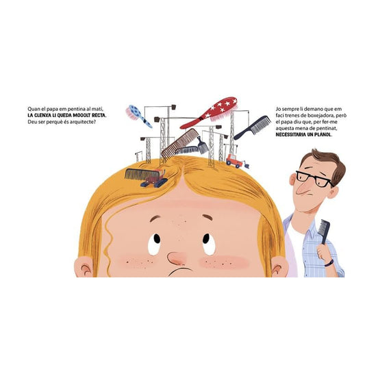 LLIBRE INFANTIL - EL PARE HI PINTA MOLT - Happy Moments Baby