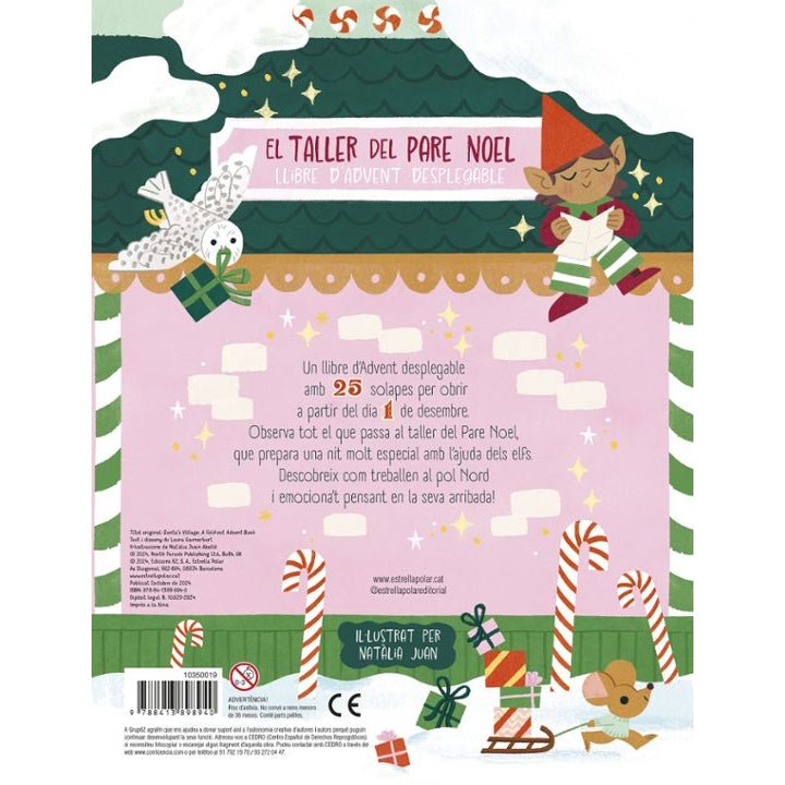 LLIBRE INFANTIL - EL TALLER DEL PARE NOEL: CALENDARI D'ADVENT - Happy Moments Baby