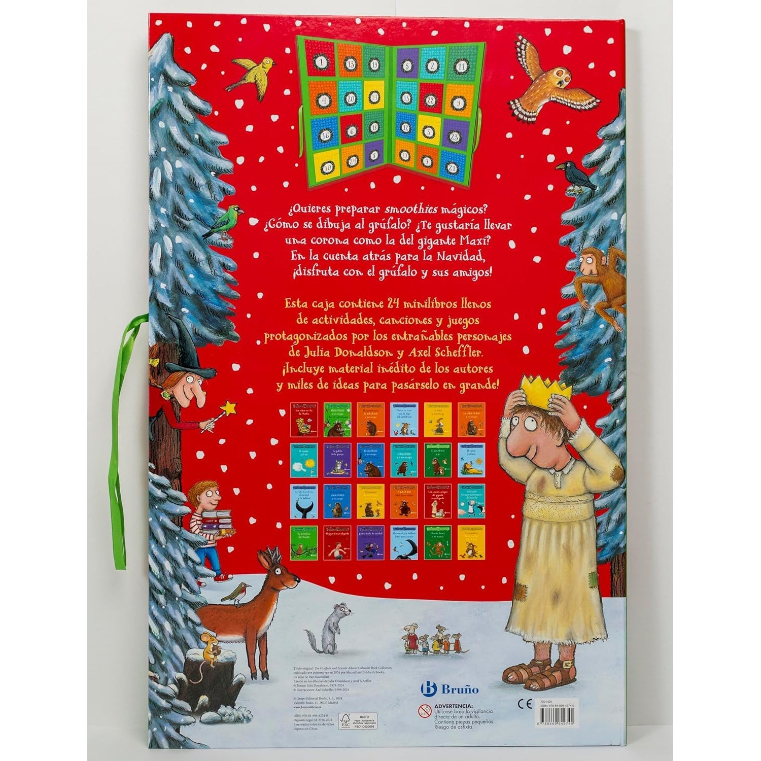 LLIBRE INFANTIL - GRÚFAL I ELS SEUS AMICS - CALENDARI D'ADVENT - Happy Moments Baby