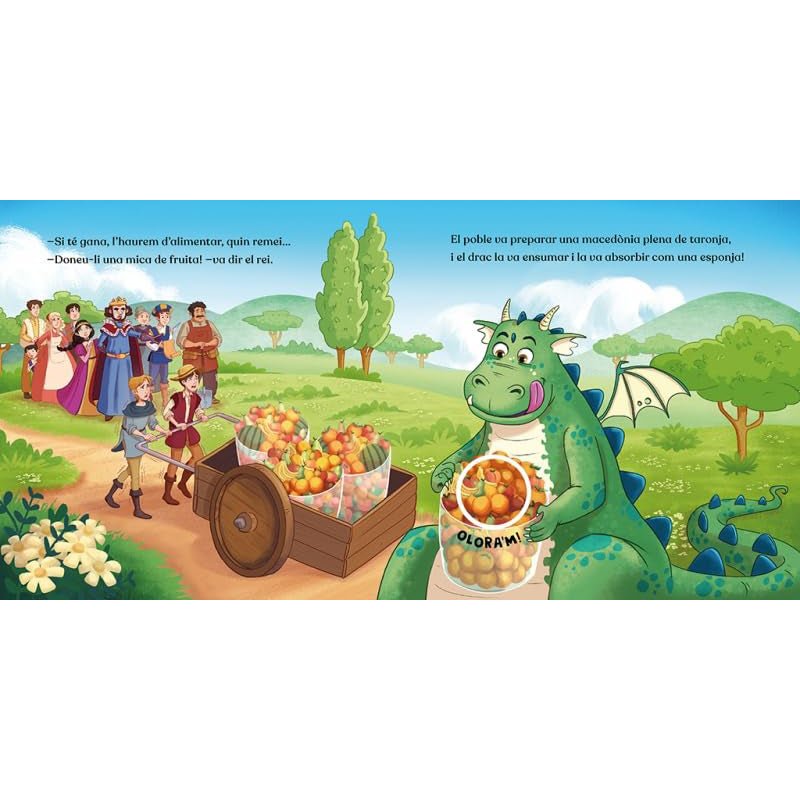 LLIBRE INFANTIL - LA LLEGENDA DE SANT JORDI AMB OLORS - Happy Moments Baby