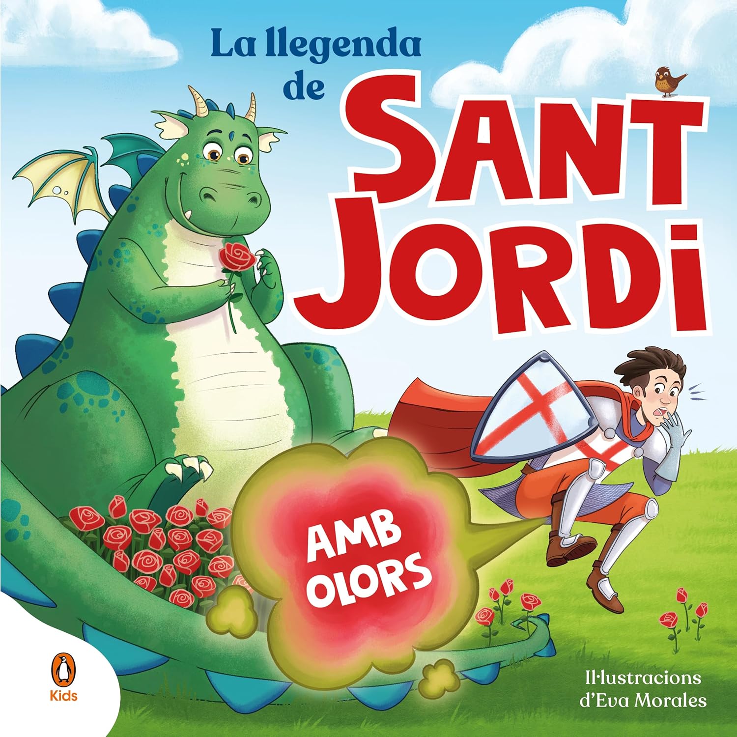 LLIBRE INFANTIL - LA LLEGENDA DE SANT JORDI AMB OLORS - Happy Moments Baby