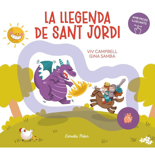 LLIBRE INFANTIL - LA LLEGENDA DE SANT JORDI AMB PECES LLISCANTS - Happy Moments Baby
