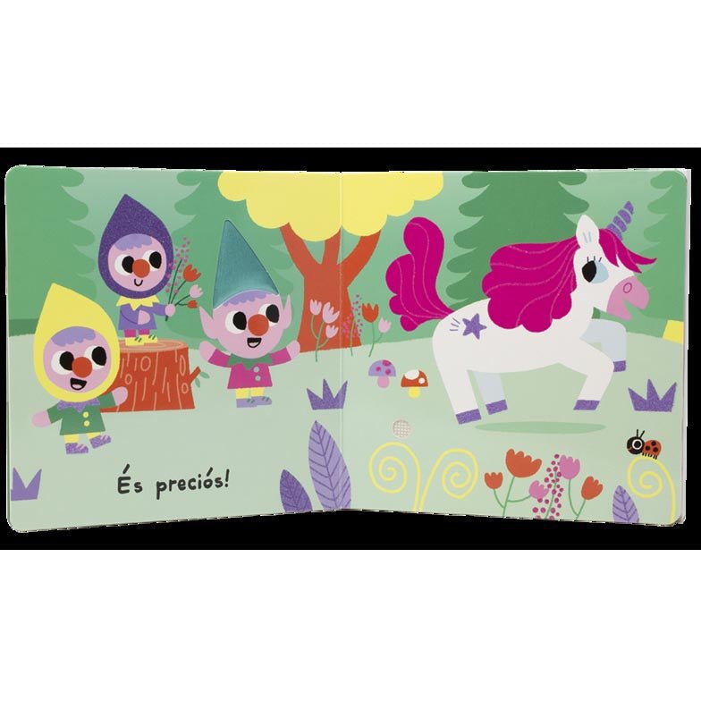 LLIBRE INFANTIL - L'UNICORN MÀGIC. TOCA I ESCOLTA - Happy Moments Baby