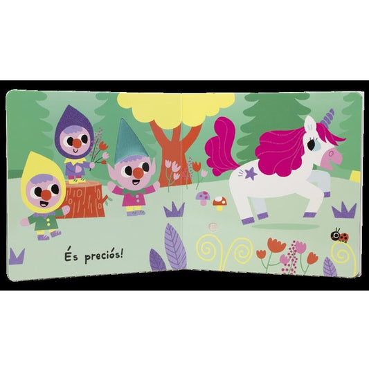 LLIBRE INFANTIL - L'UNICORN MÀGIC. TOCA I ESCOLTA - Happy Moments Baby