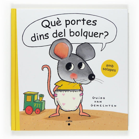 LLIBRE INFANTIL - QUÉ PORTES DINS DEL BOLQUER? - Happy Moments Baby