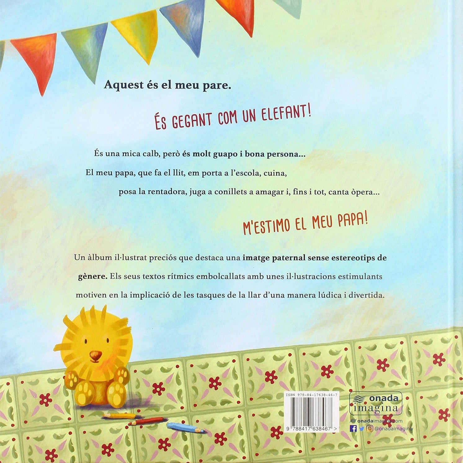LLIBRE INFANTIL - T'ESTIMO PAPA - Happy Moments Baby