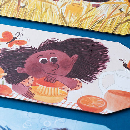 Detalle de la ilustración naranja de My Colours