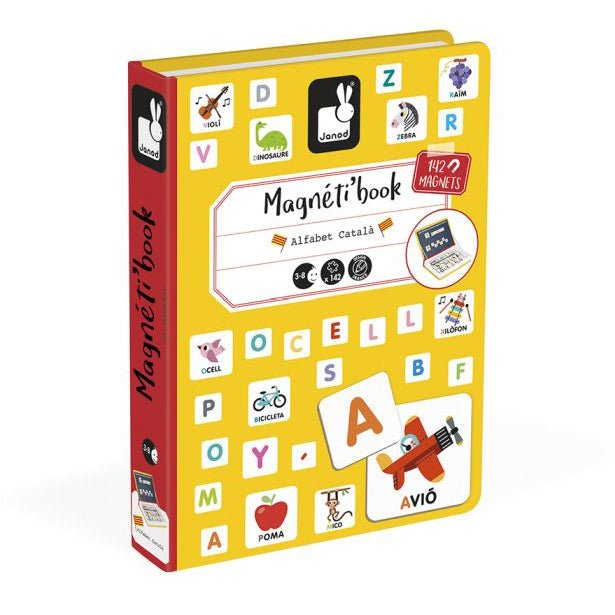 MAGNETI'BOOK JANOD ·ALFABET EN CATALÀ· - Happy Moments Baby