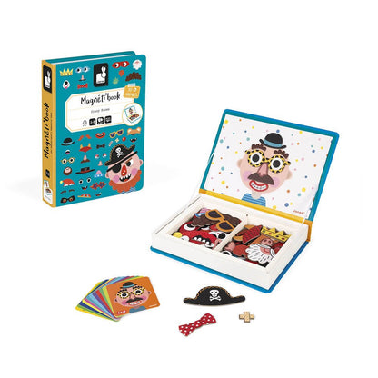 MAGNETI'BOOK JANOD ·CRAZY FACES CHICOS· - Happy Moments Baby