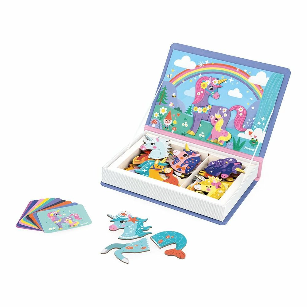 MAGNETI'BOOK JANOD ·UNICORNIOS· - Happy Moments Baby