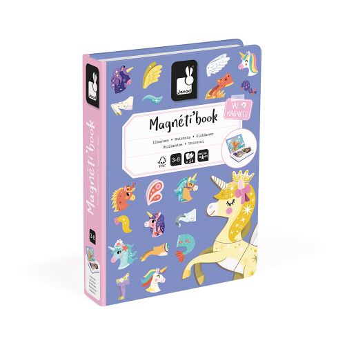 MAGNETI'BOOK JANOD ·UNICORNIOS· - Happy Moments Baby