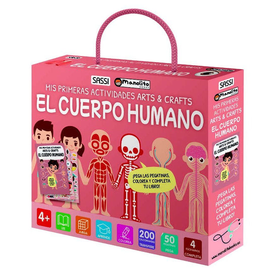 MALETÍN DE MANUALIDADES ·CUERPO HUMANO· - Happy Moments Baby