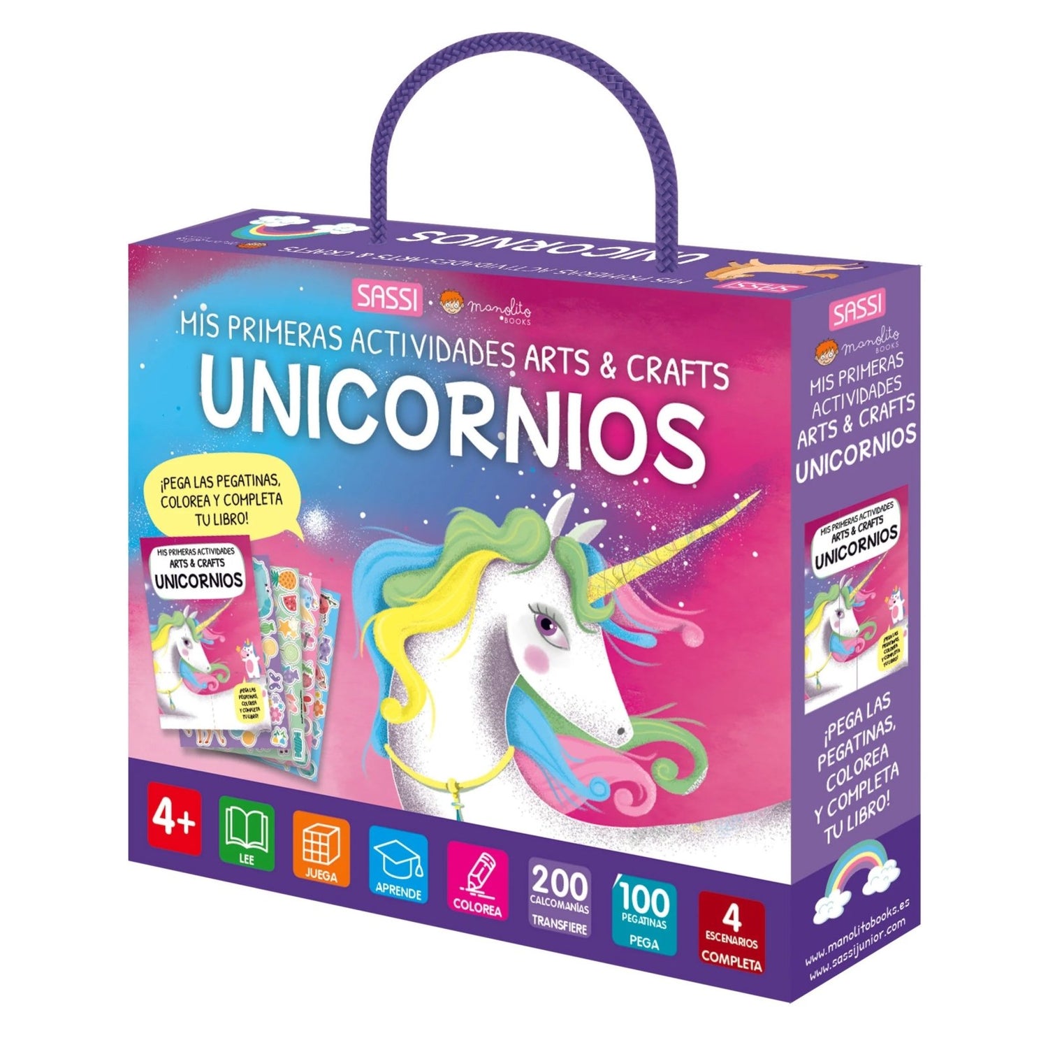 MALETÍN DE MANUALIDADES ·UNICORNIOS· - Happy Moments Baby