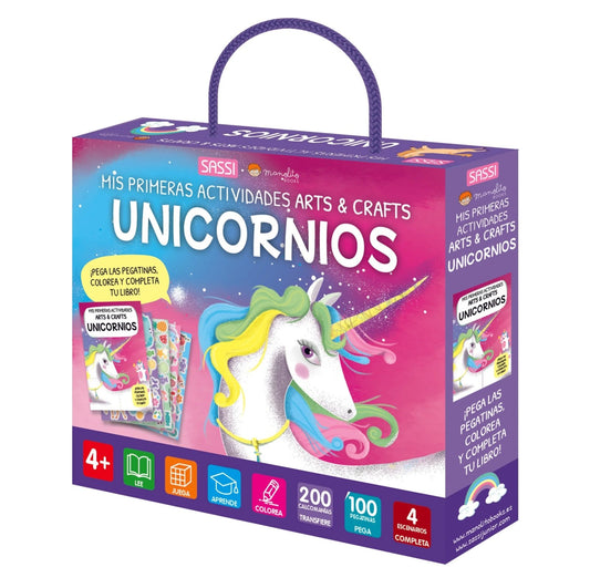 MALETÍN DE MANUALIDADES ·UNICORNIOS· - Happy Moments Baby