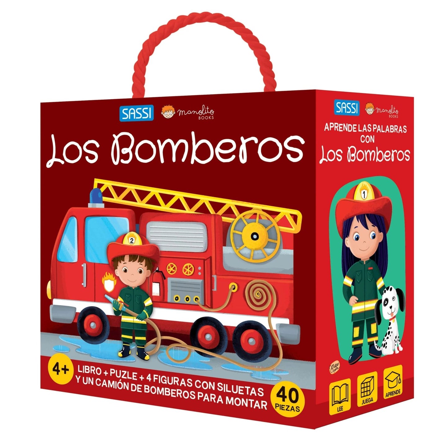 MALETÍN EDUCATIVO ·Q - BOX BOMBEROS· - Happy Moments Baby