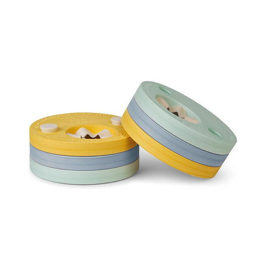 MANGUITOS EVOLUTIVOS - DISCOS DE NATACIÓN SARO ·AZUL MIST· - Happy Moments Baby