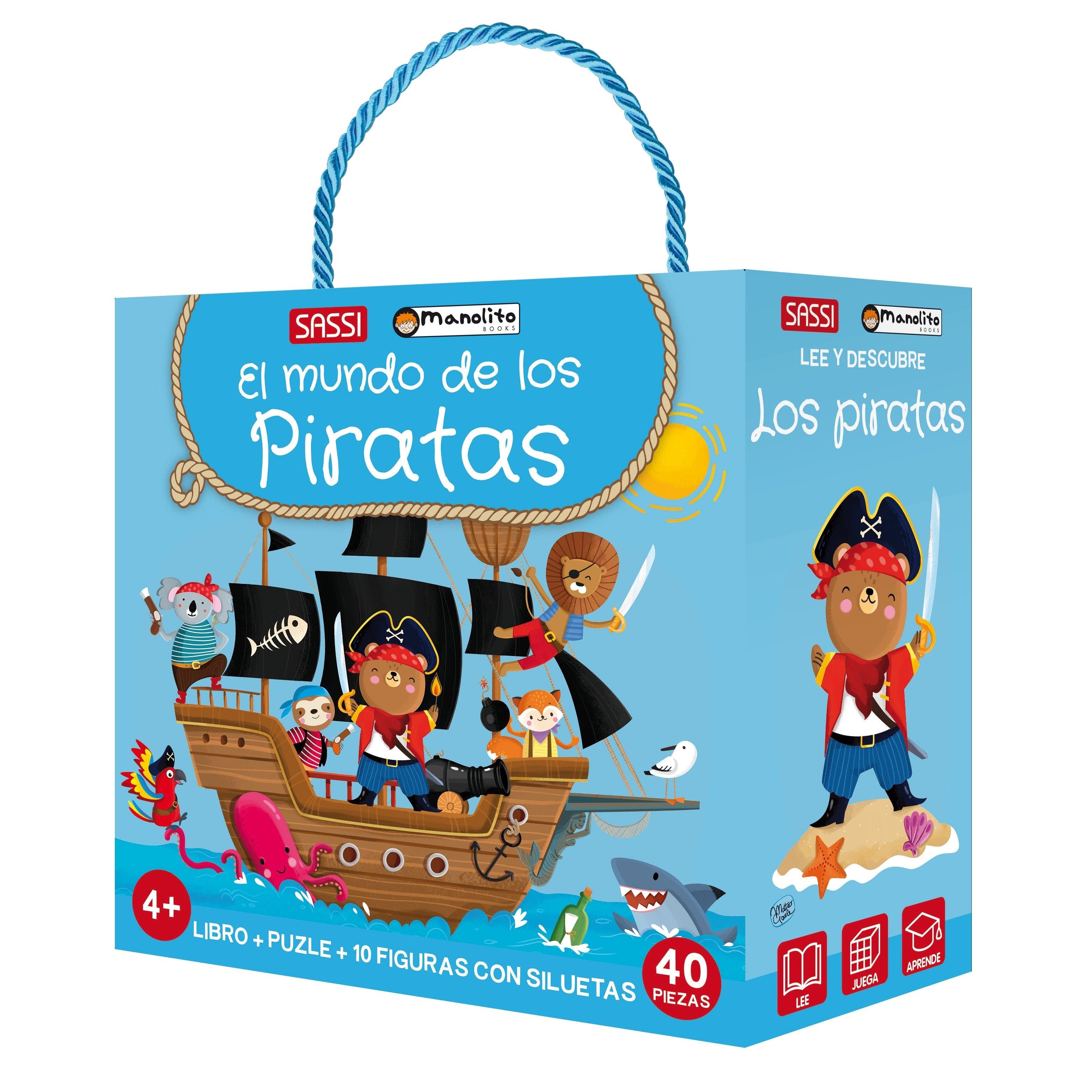 Cubierta de El mundo de los piratas de Manolito Books