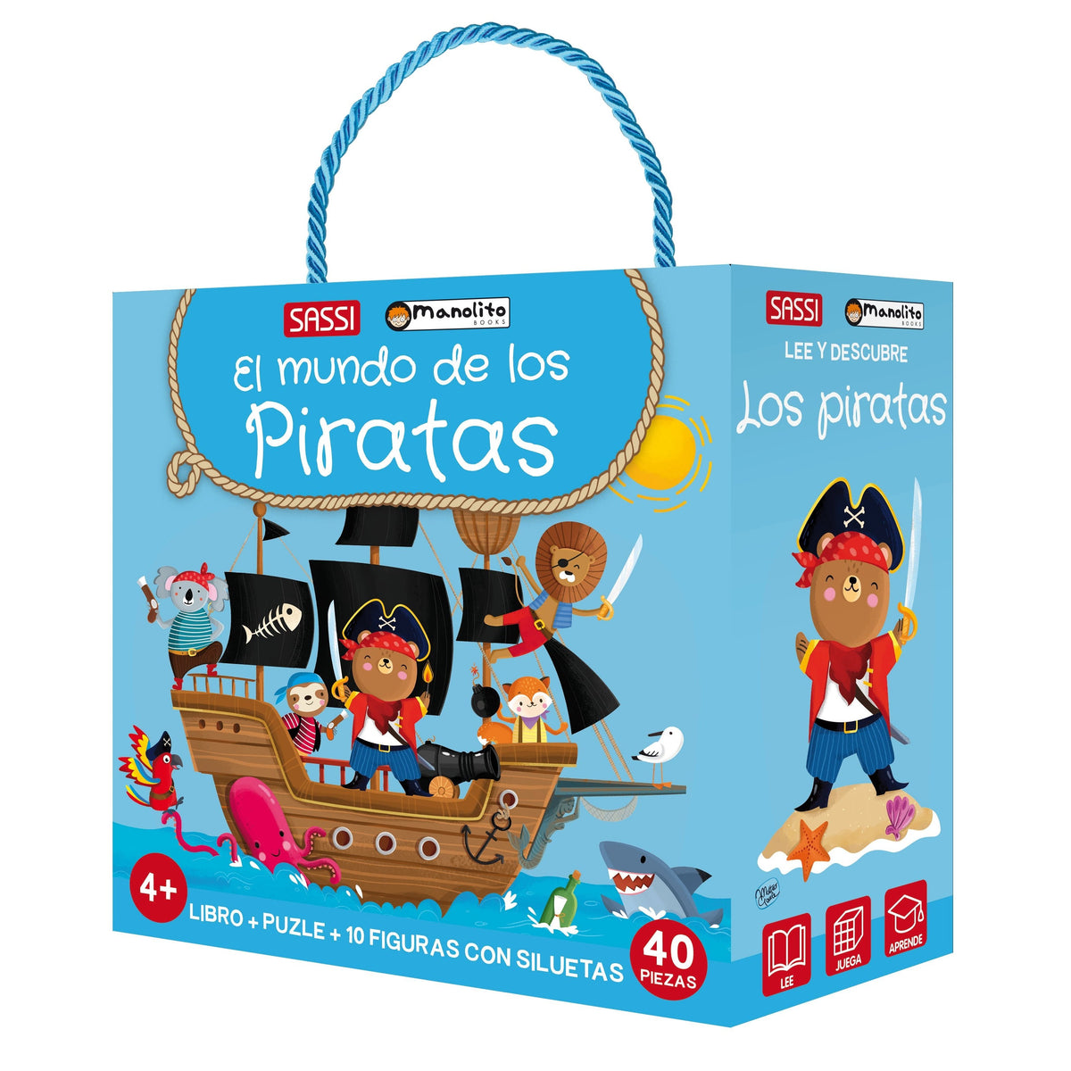Cubierta de El mundo de los piratas de Manolito Books