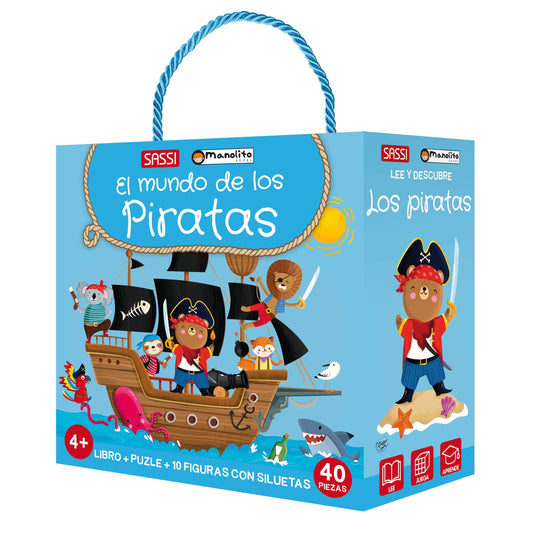 Cubierta de El mundo de los piratas de Manolito Books