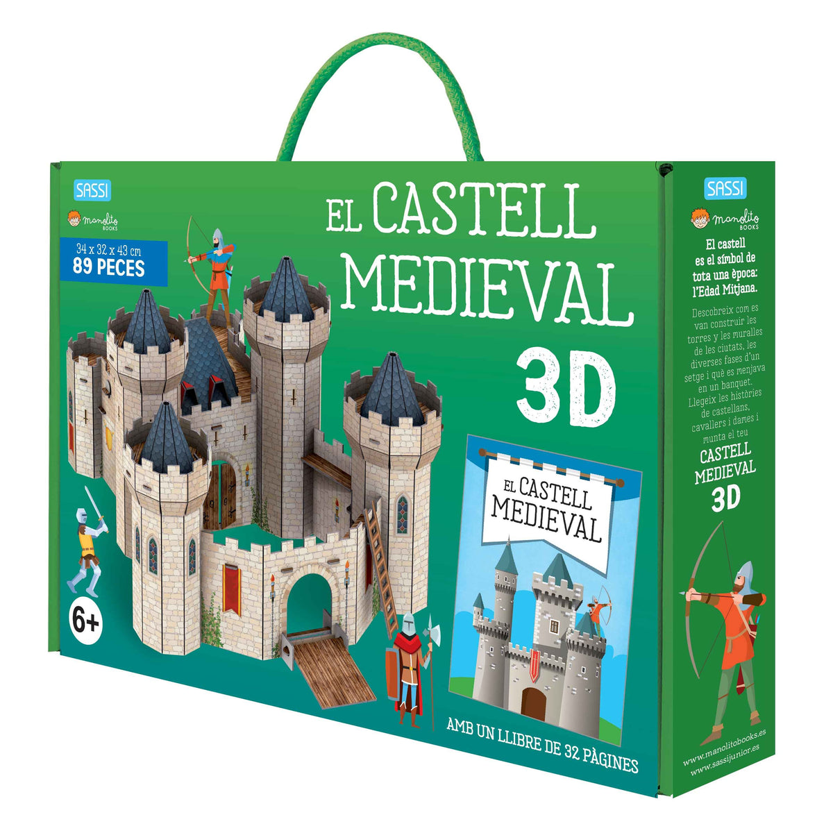 Cubierta de El castell medieval de Manolito Books