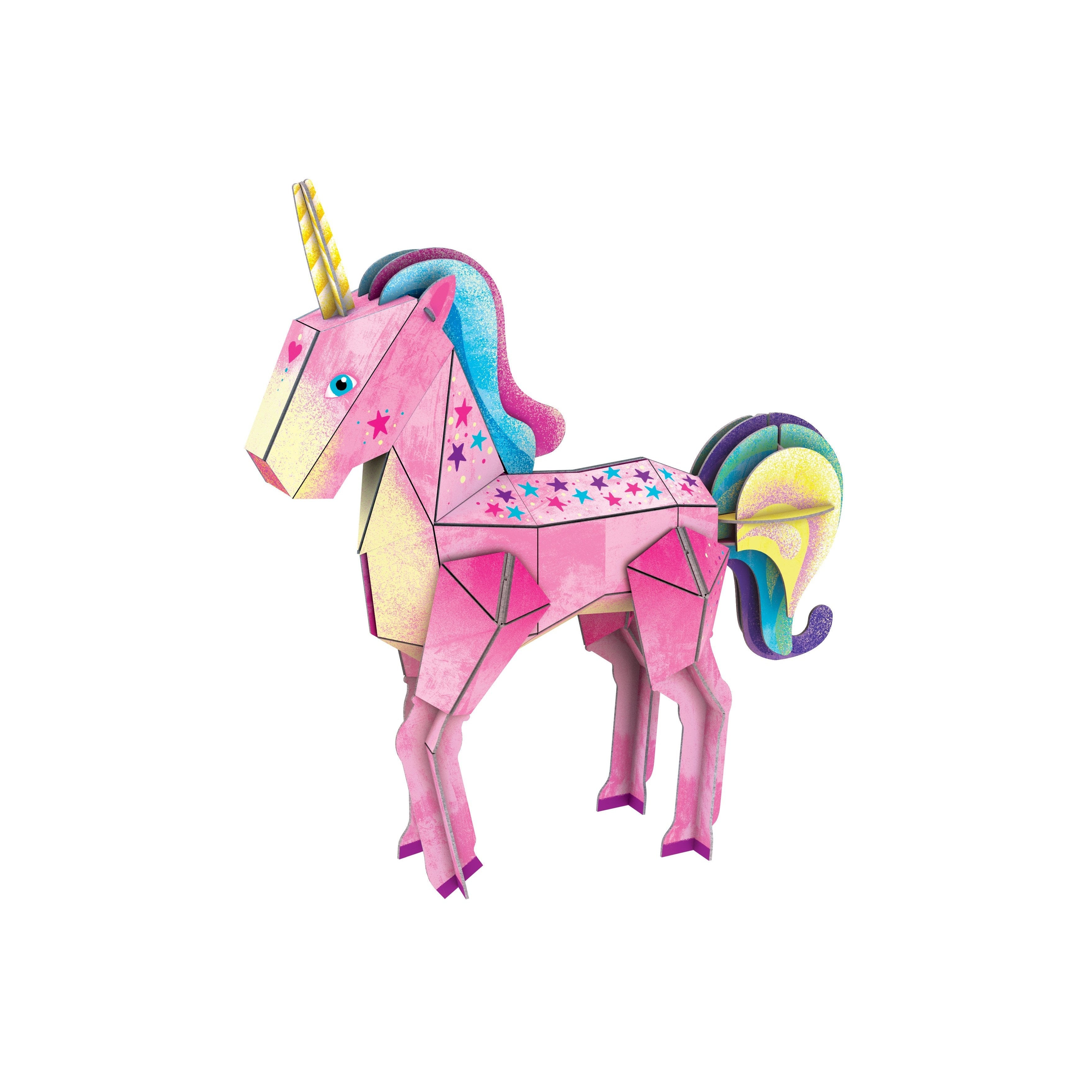Maqueta montada del unicornio 3D