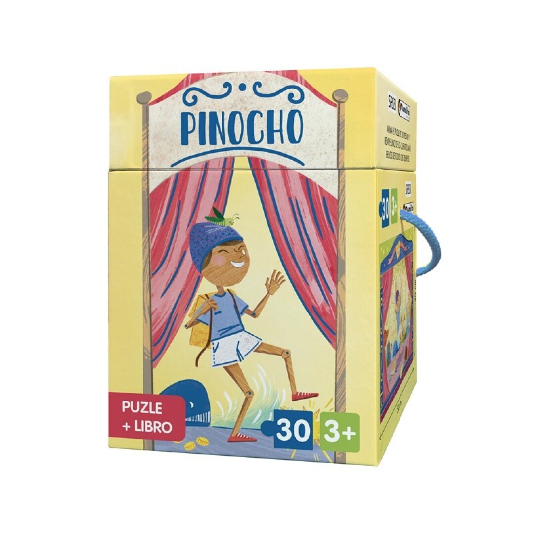 Portada de PUZZLE + LIBRO DE CUENTOS ·PINOCHO· de Manolito Books, edición correcta