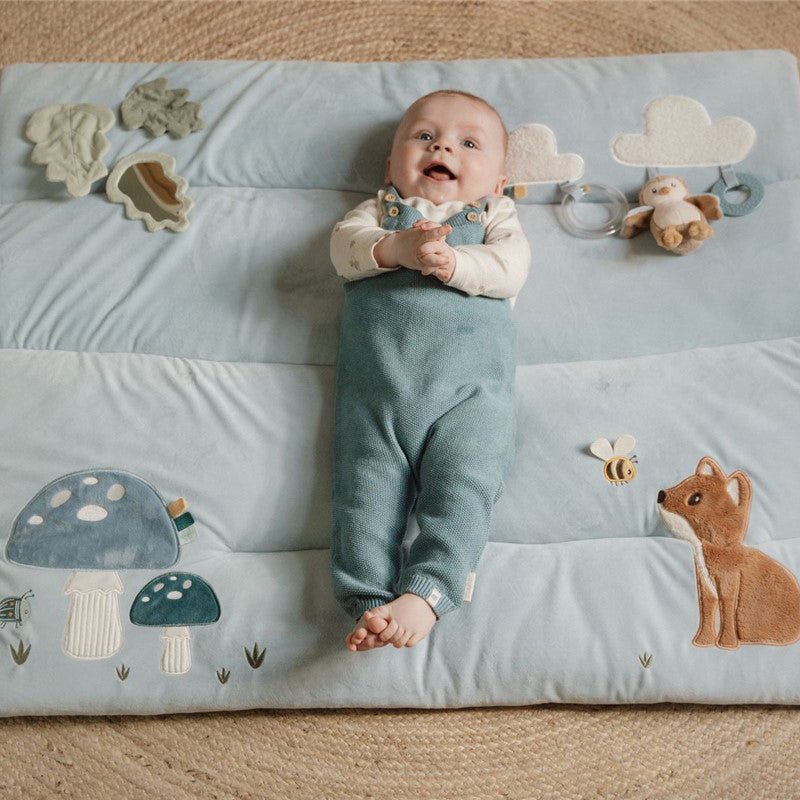MANTA DE JUEGO SENSORIAL Y ACTIVIDADES LITTLE DUTCH ·FOREST FRIENDS· - Happy Moments Baby