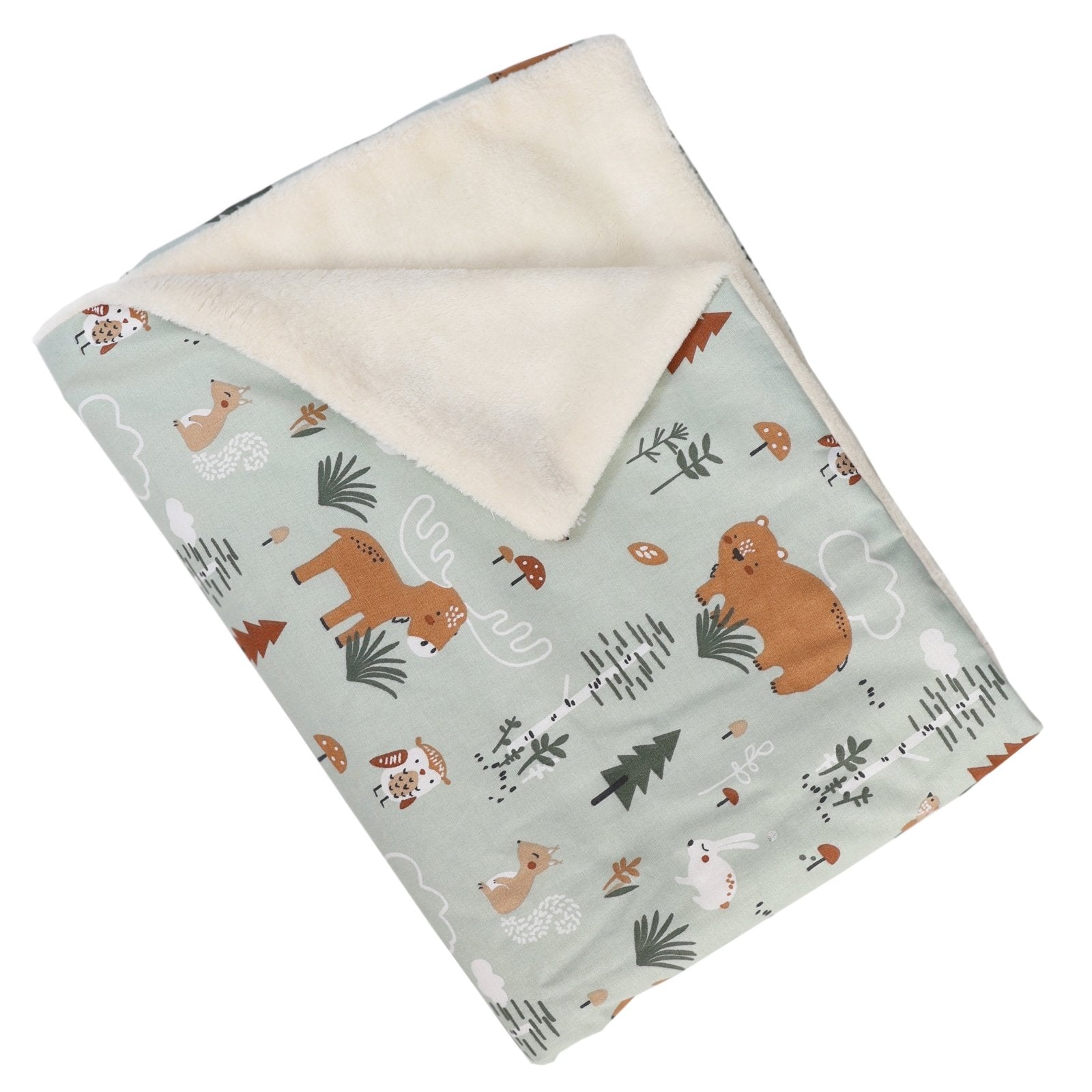 MANTA SUAVE BEBÉ ·BOSQUE· - Happy Moments Baby