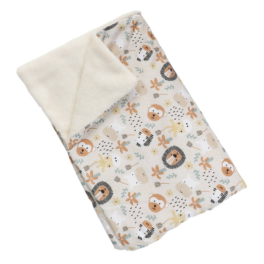 MANTA SUAVE BEBÉ ·SAVANA· - Happy Moments Baby