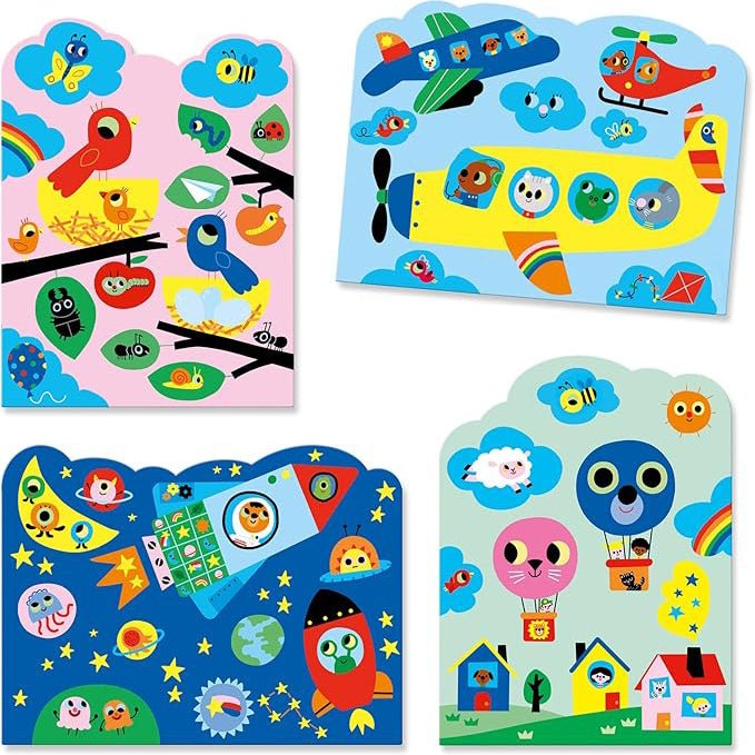 MANUALIDADES DJECO ·COLOREA CON AGUA - ESCONDIDO EN EL CIELO· - Happy Moments Baby