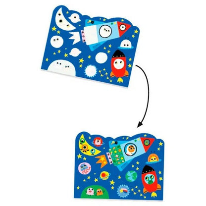 MANUALIDADES DJECO ·COLOREA CON AGUA - ESCONDIDO EN EL CIELO· - Happy Moments Baby