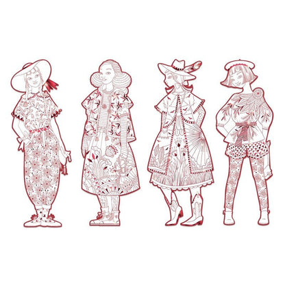 MANUALIDADES DJECO ·FIGURAS PARA COLOREAR - FIODOR Y SUS AMIGAS· - Happy Moments Baby