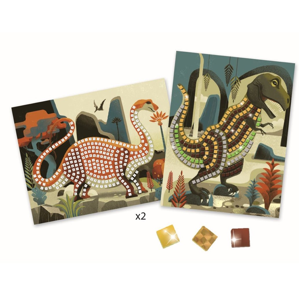 MANUALIDADES DJECO ·KIT MOSAICOS DINOSAURIOS· - Happy Moments Baby