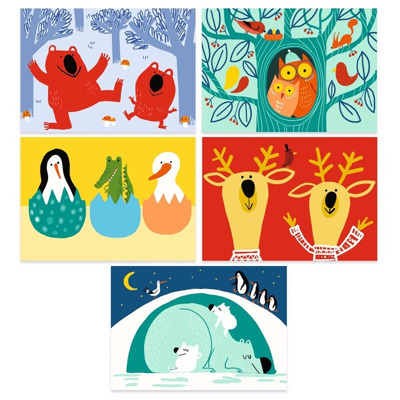 MANUALIDADES DJECO ·LÁMINAS PARA RASCAR ANIMALES· - Happy Moments Baby