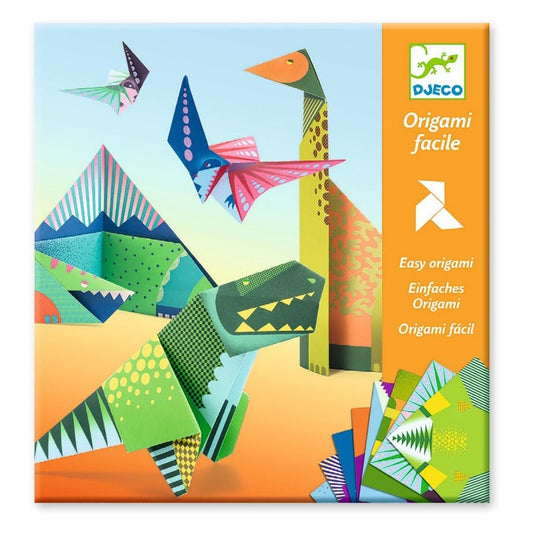 MANUALIDADES DJECO ·PAPIROFLEXIA ORIGAMI DINOSAURIOS· - Happy Moments Baby