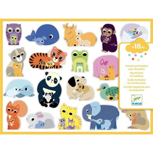MANUALIDADES DJECO ·PEGATINAS MAMÁS Y BEBÉS· - Happy Moments Baby