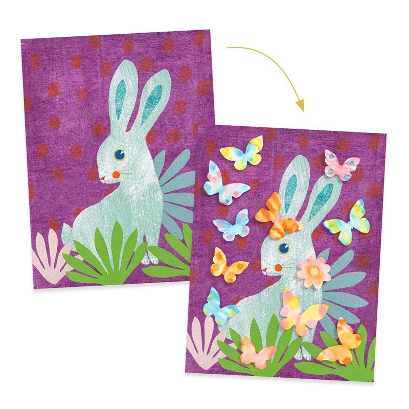 MANUALIDADES DJECO ·PINTURA CON AGUA Y PAPEL SECANTE· - Happy Moments Baby