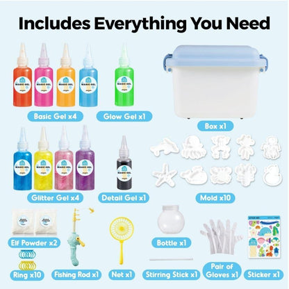 MANUALIDADES JARMELO ·SET FIGURITAS 3D EN AGUA· - Happy Moments Baby