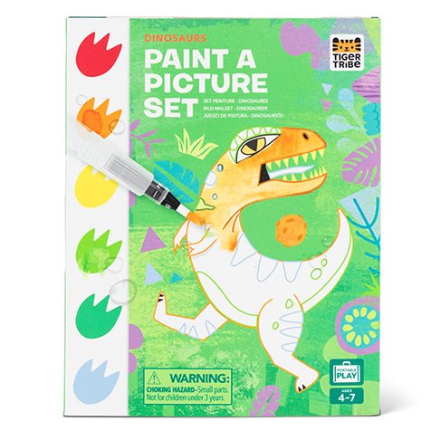 MANUALIDADES TIGER TRIBE ·SET PARA PINTAR DINOSAURIOS· - Happy Moments Baby